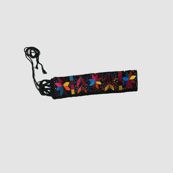 Mexican Folkloric belt day of the dead 5 de Mayo colorfull mexico todo corazon - Picture 3 of 4